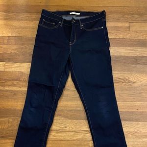 Gap Straight leg dark wash jeans